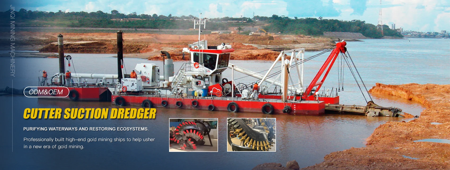Cina Cutter Nyeuseup Dredger Supplier