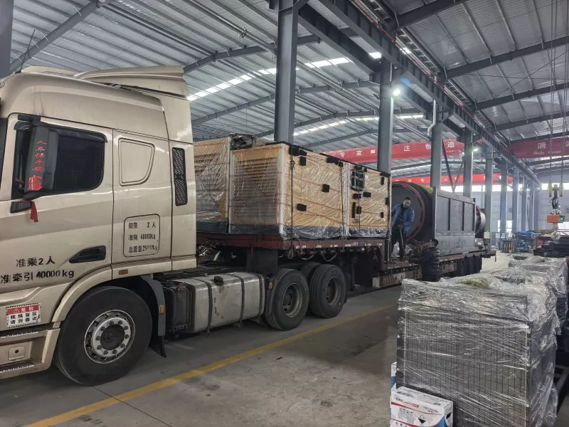 Mesin Pertambangan Jinqi Ngirimkeun Sakumpulan Kendang Pamisah sareng Alat Ngadukung ka Rusia