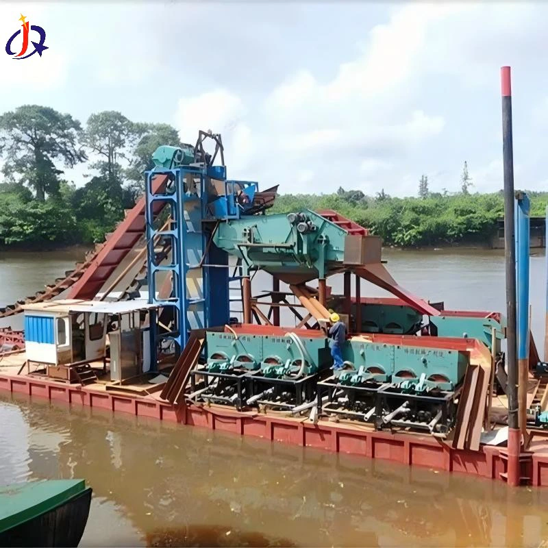 Portabel Alluvial Gold Dredger pikeun Pertambangan Walungan